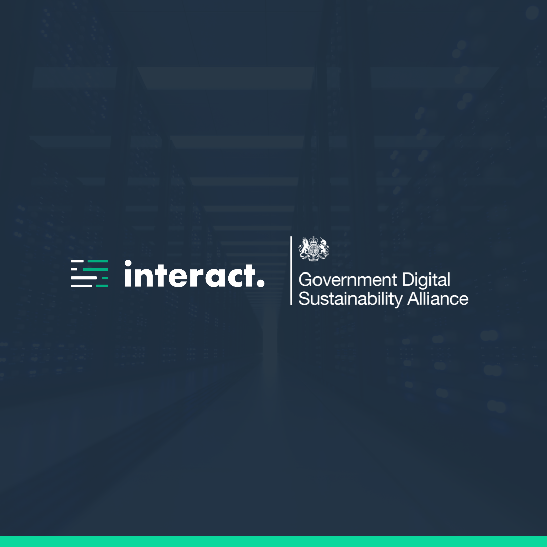 Interact selected to join UK Government Digital Sustainability Alliance (GDSA)